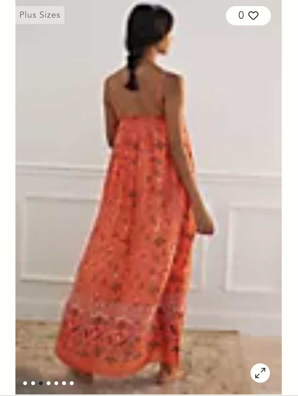 Anthropologie Quilted Floral Maxi Dress - Picture 3 of 4